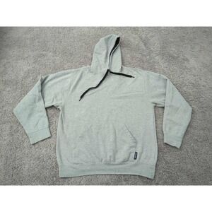 Spalding Hoodie Mens Large Gray Pullover Sweatshirt Drawstring Pocket